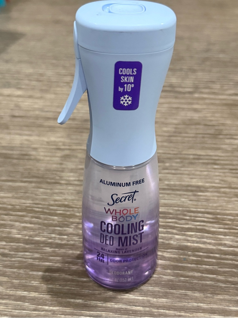NWT Secret Whole Body Cooling Deodorant Mist relaxing Lavender